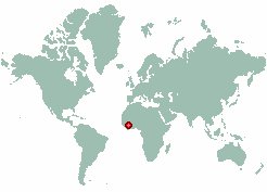 Ogana in world map